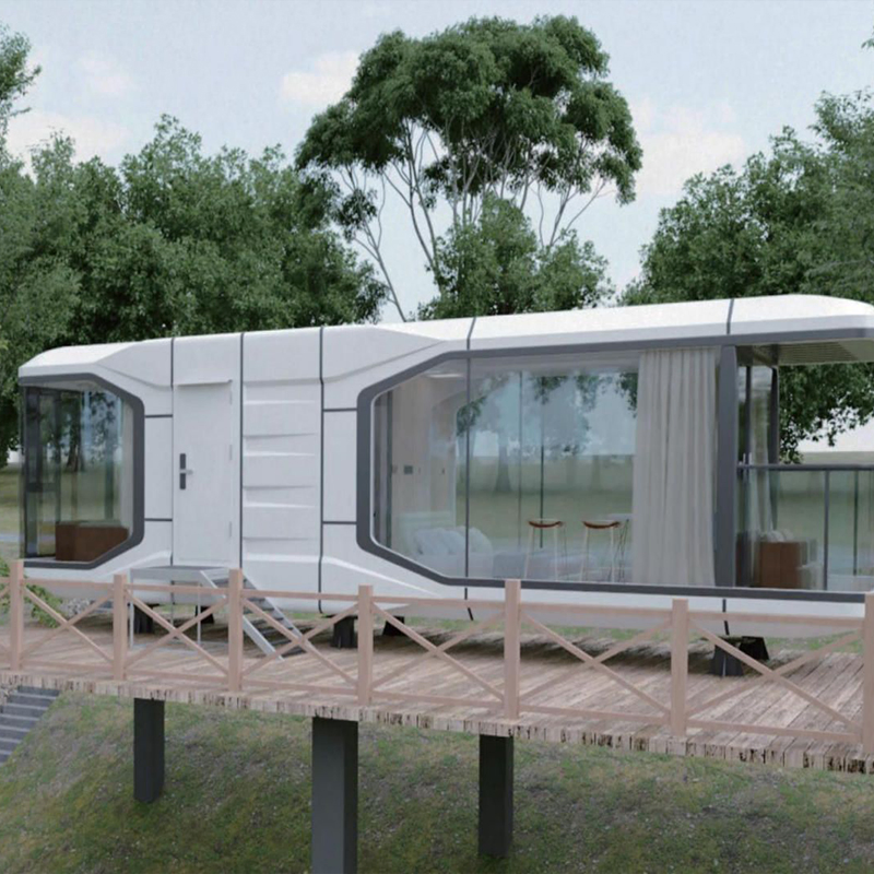 Luxury Movable Prefabricated Container Space Capsule Customizable Mobile Residences Container House Mobile Home Space Capsule House Casa Prefabricada