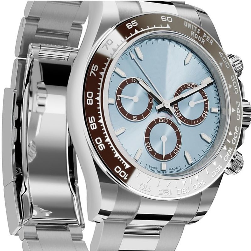 High-End Mechanical Watch, 1: 1 Replica, High-Quality 5A 904L Stainless Steel, Waterproof Diving Crystal, Equipped with 4130/4131 Movement.