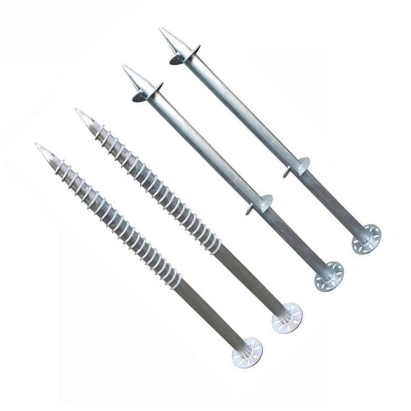 Винтовая свая для флага и грунта