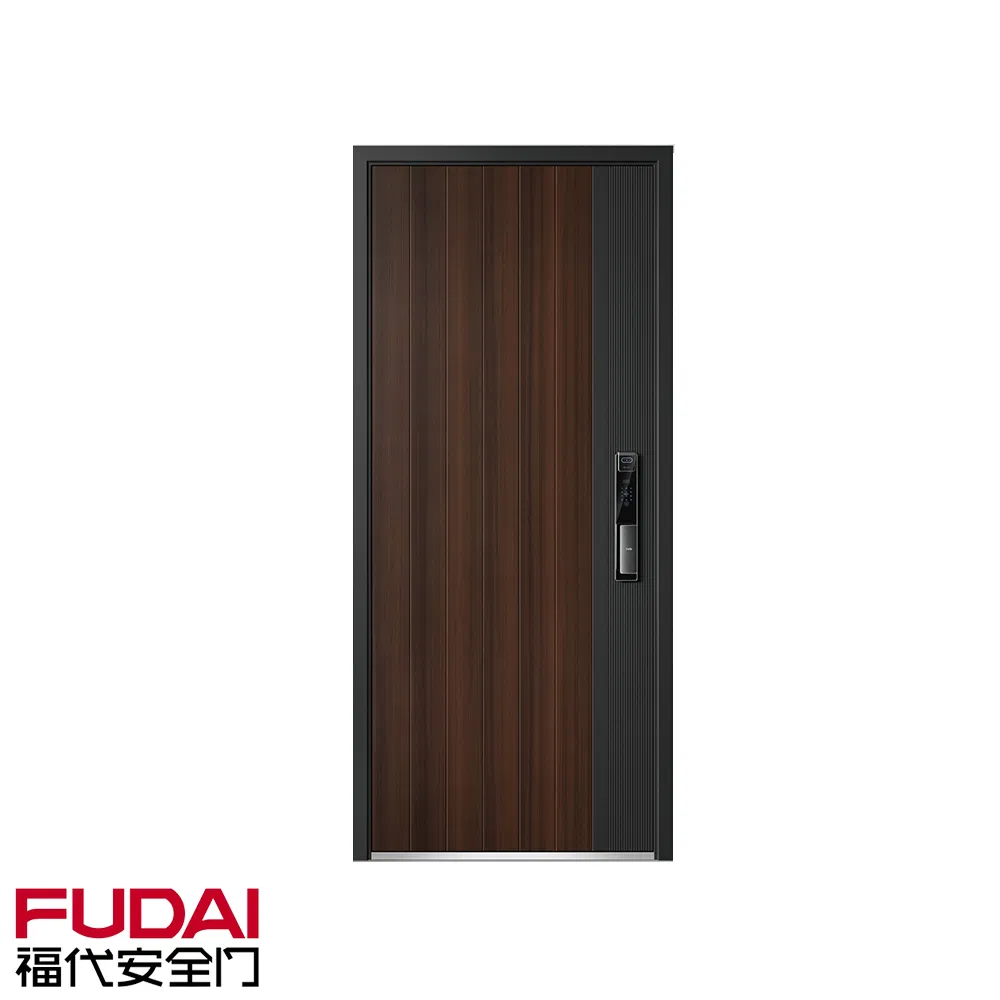 New Modern Design Anti-Theft Stainless Steel Security Door Outdoor Entry Exterior Door