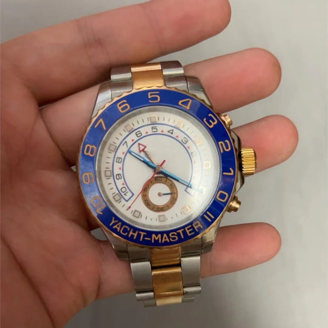 2026 Men Luxury Automatic Stainless Steel Diver Design High Quality Mechanical Watch Replica 44mm Sport Watch