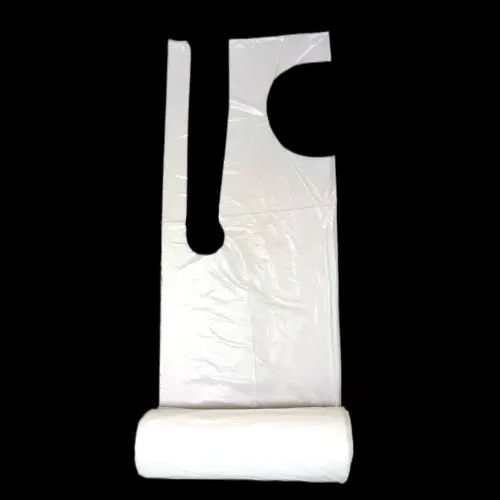 Blue Plastic PE Disposable Apron Medical Hospital for Healthcare Polyethylene Waterproof