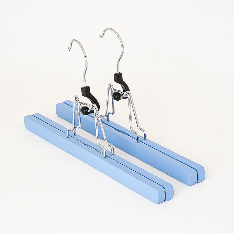 Colorful Wood Bottom Clamp Hanger