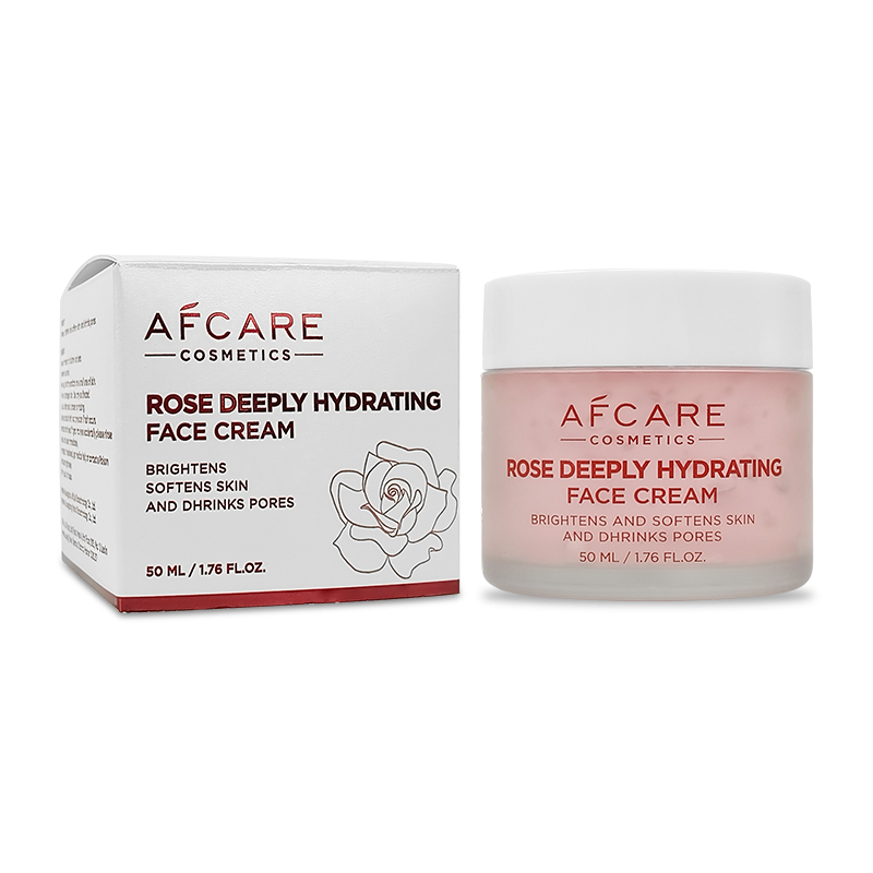 Private Label Beauty Products Skin Care Shrink Pores Rose Moisturizing Face Cream