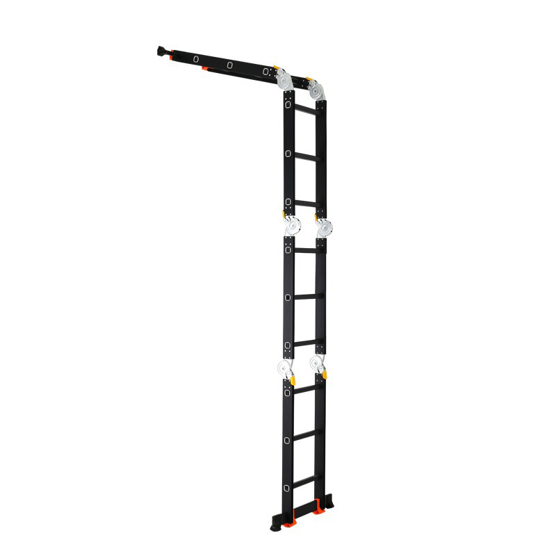 Adjustable Height 4*8 Retractable Portable Safety Ladder