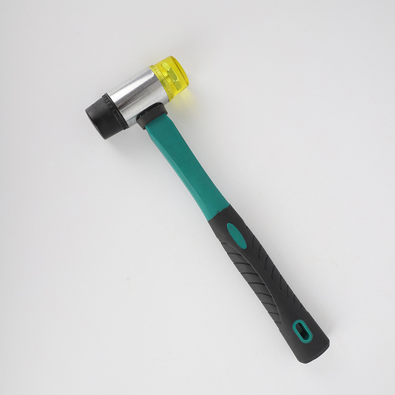 Hot Products Fiberglass Handle Rubber Mallet Hammer Plastic Rubber Hammer