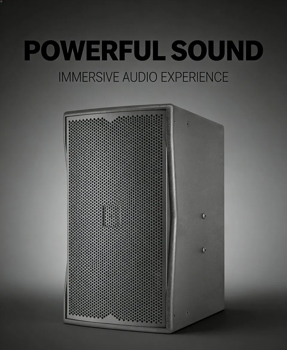 Domc K215 15 Inch Passive Audio Speaker Stage Monitor Outdoor Indoor KTV Club Speaker 500W 47Hz-20kHz Full Range Waterproof 8ohm Professional Speaker