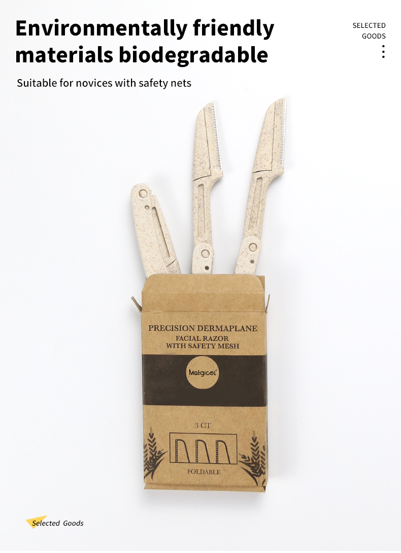 Premium Lady's Razor Kit with Eyebrow Trimmer & Beauty Tools