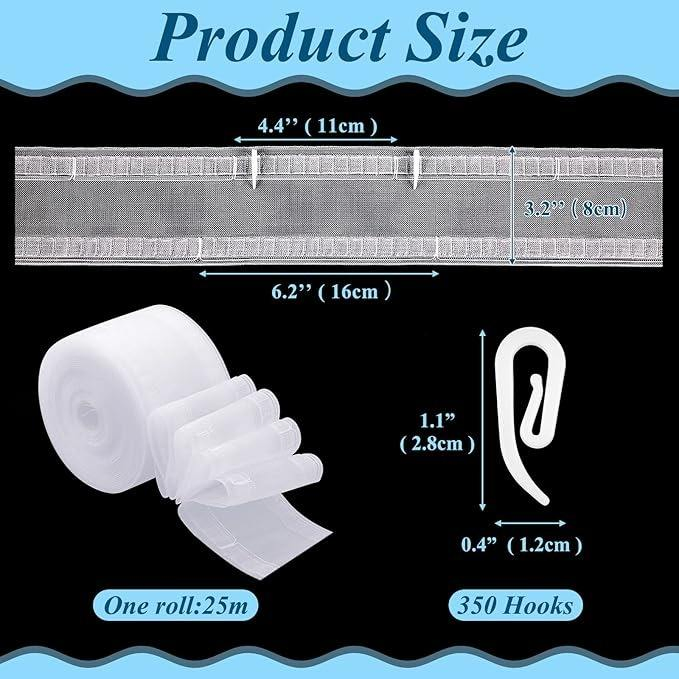 Classic Drapery Accessories Curtain Pleat Tapes Ripple Fold Curtains Tape
