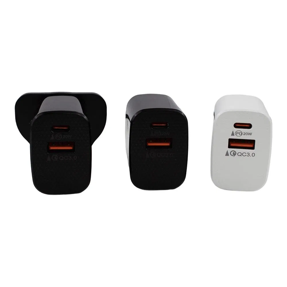 Быстрое зарядное устройство PD 20W с вилками US/UK