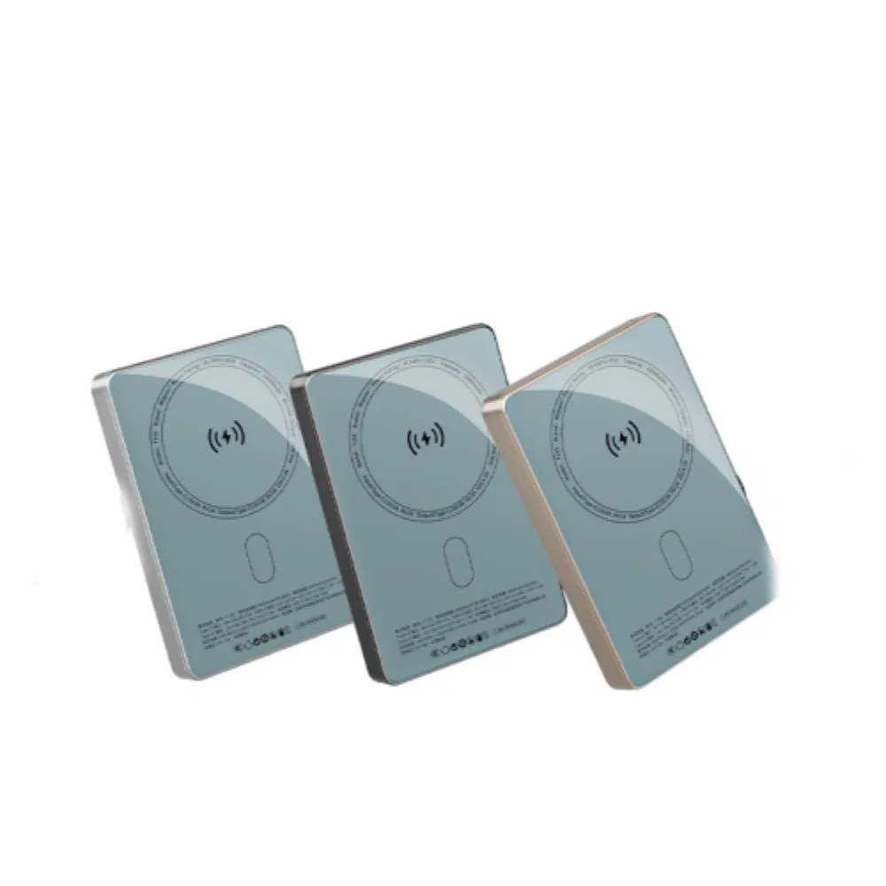 Магнитный пауэрбанк 10000 мАч с беспроводной зарядкой 15Вт