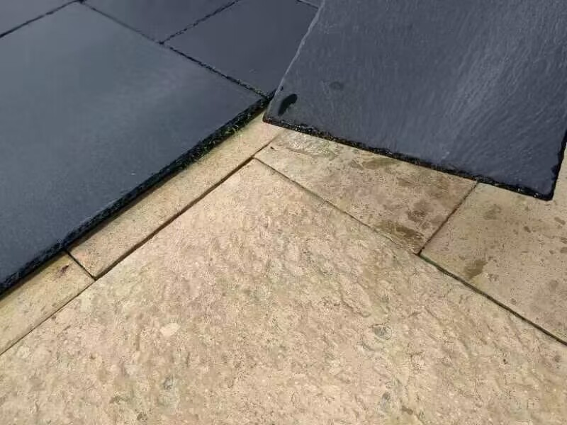 Culture Stone Absolutely Black Slate Stone Veneer with Natural Split Surface for Wall Cladding