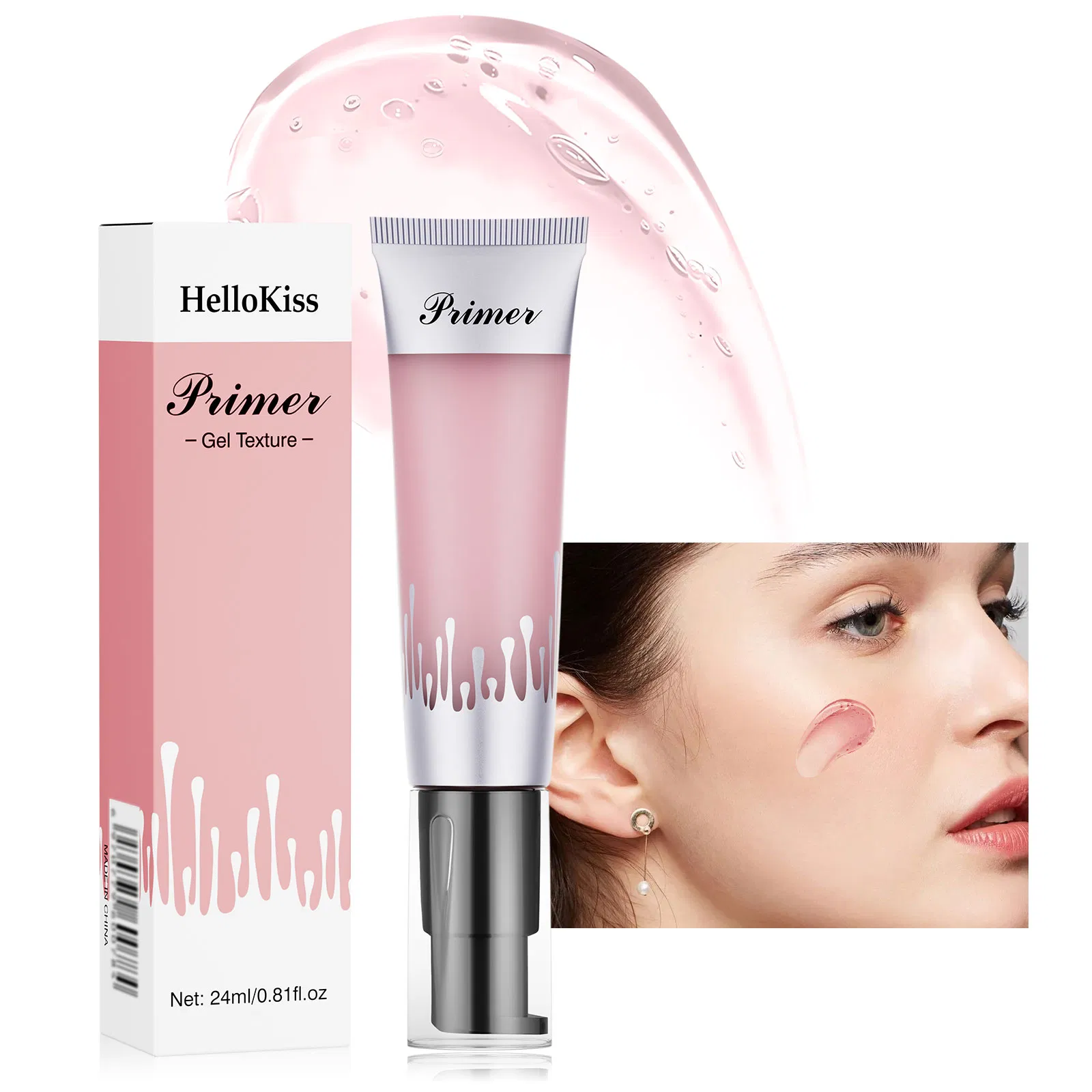 Natural 2 Colors Waterproof Face Whitening Foundation Makeup Isolation Cream Face Primer