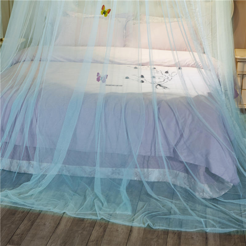 Home Bed Net Simple Romantic Style Round Top Summer Mosquito Net