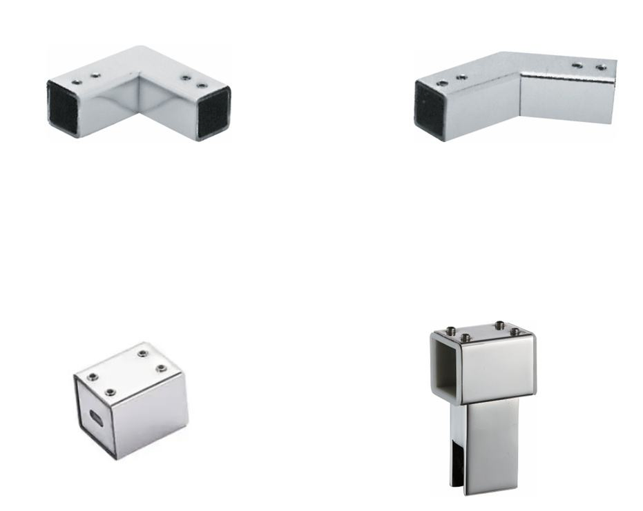 Shower Glass Door Connector Clip Bathroom Door Hinge Fixed Clamp Connectors