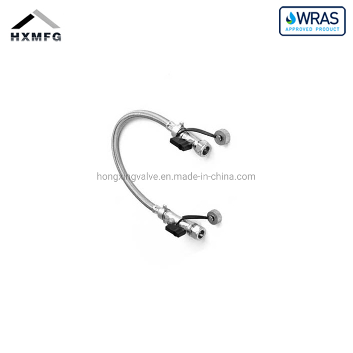 Wras Approve Full Range Stainless Steel Hose Brass Made Isolating Check Valve Filling Loop