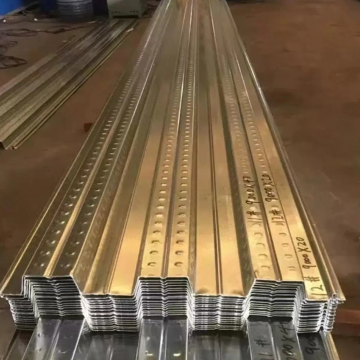 Decking Steel Sheet Plate Galvanized Steel Strong Bearing for Floor
