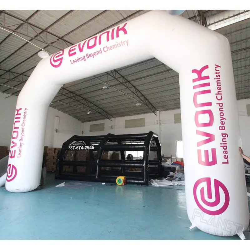 Outdoor Running Inflatable Entrance Arch Gate PVC Inflatable Archway with Logo