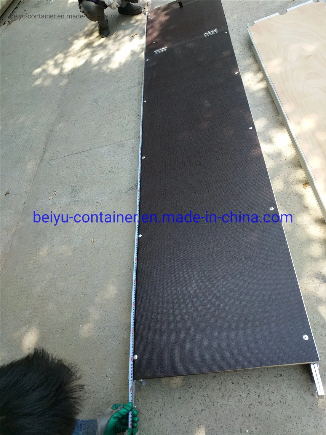 Container Spare Part Aluminum Scanfold with Step and Ladder