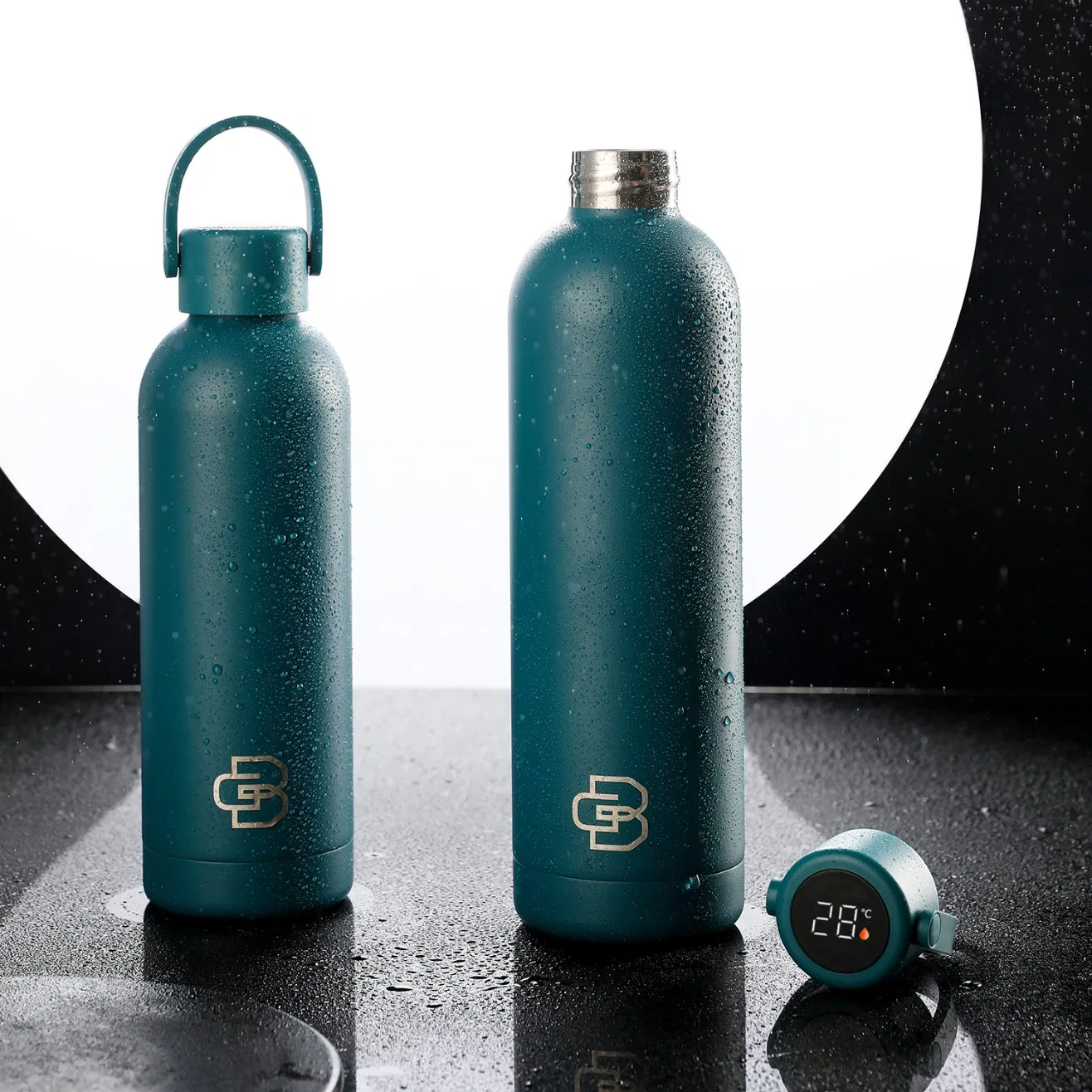 China Factory Travel Mug Double Wall 304ss Hot Cold Smart Water Bottle