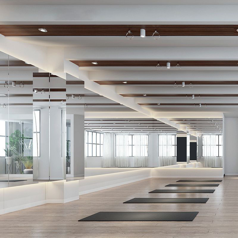 Manufacturer Custom Dance Studio Gym Studio Covering PE Glossy Film Safety Mirrors