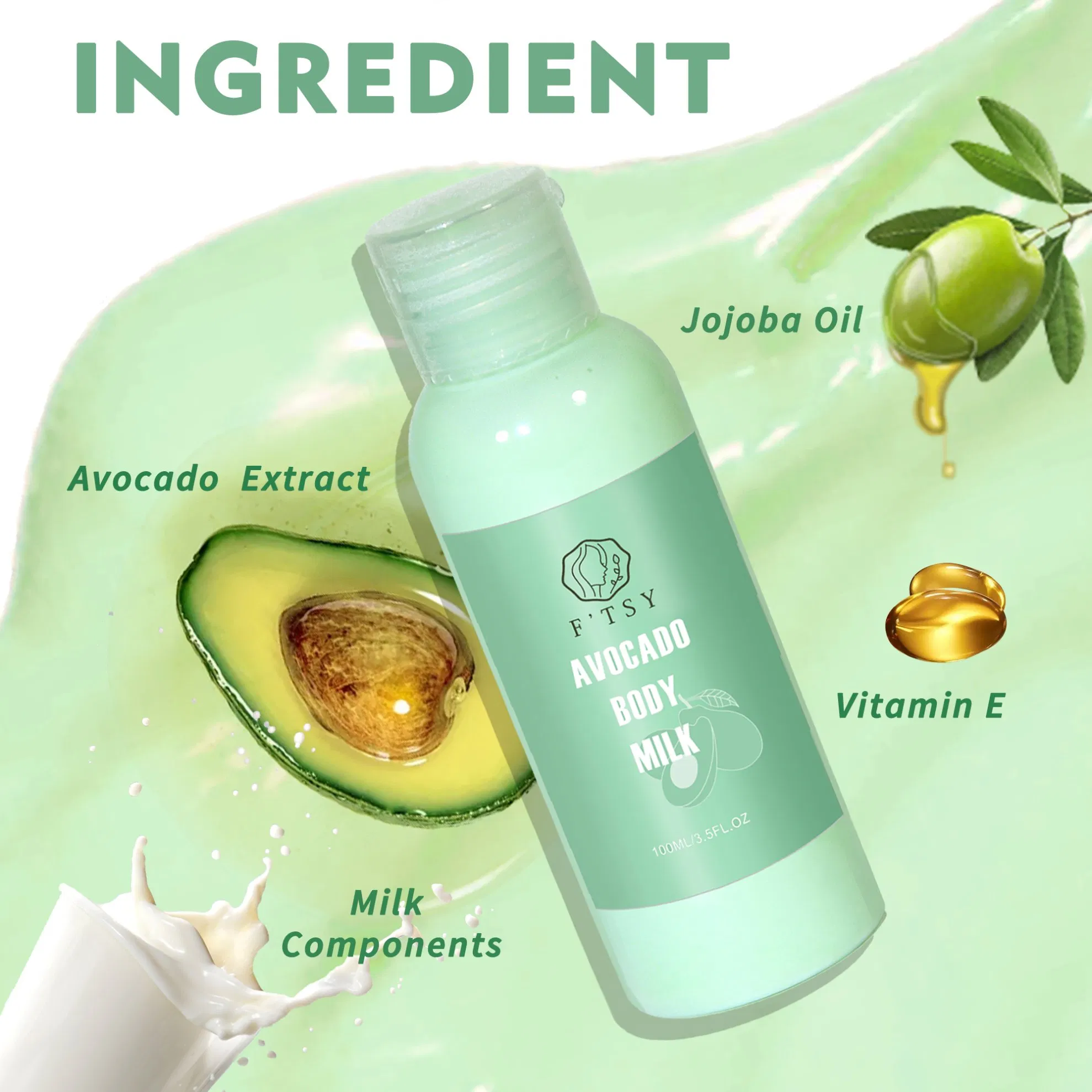 Directly Factory Organic Aha BHA Moisturizing Nourishing Vitamin C Lightening Natural Skin Whitening Body Lotion
