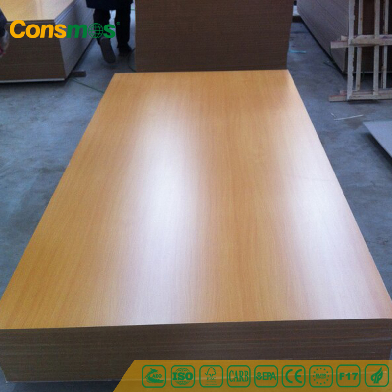 FSC Waterproof Medium Density Fiber Board HDF UV Melamine Faced Chipboard Plywood MDF for Interior Decoration
