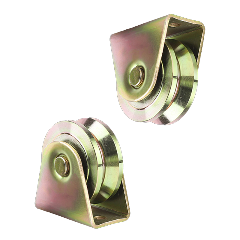 Heavy Duty Double Bearing Sliding Door Wheel Sliding Gate Roller Wheel Metal U V Y Groove Sliding Gate