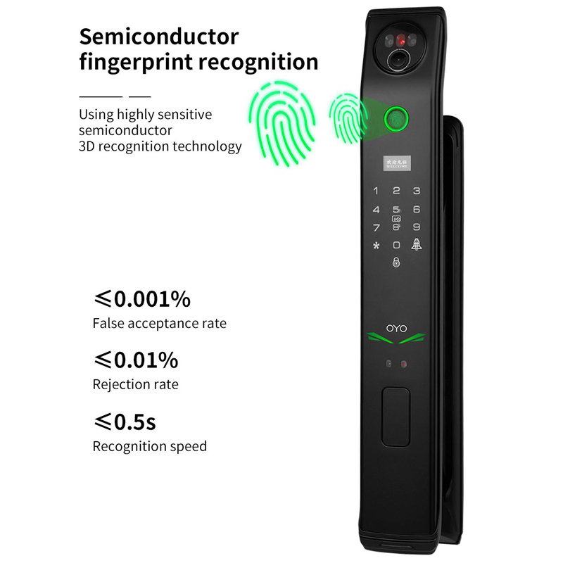 85X28, 45, 60mm Fingerprint Smart Door Lock