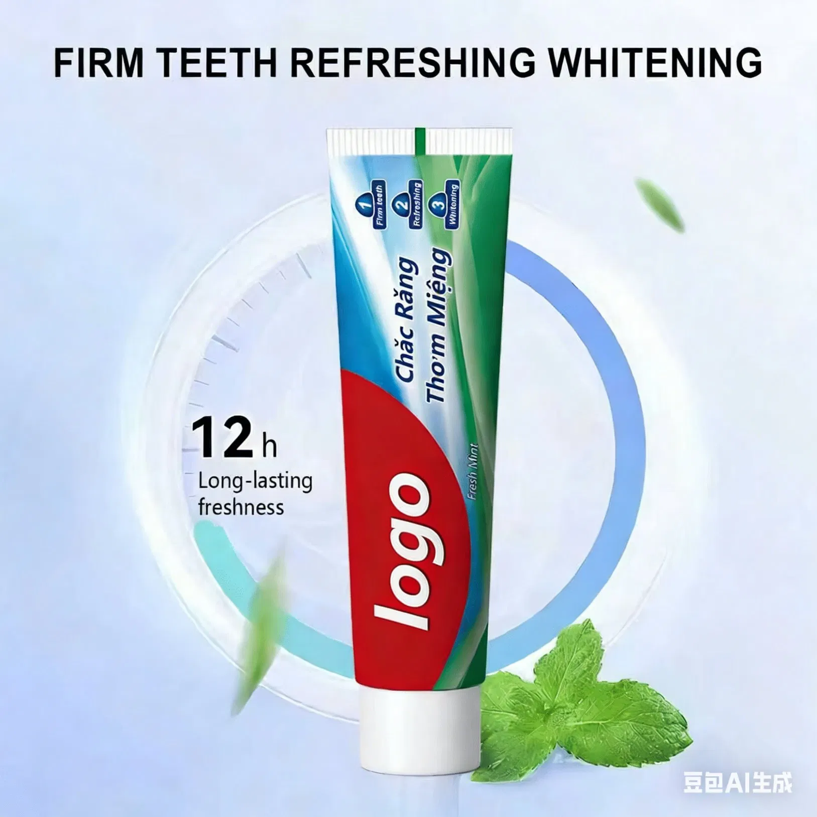 Flower Flavor Fluoride Toothpaste for Strengthening Teeth Health