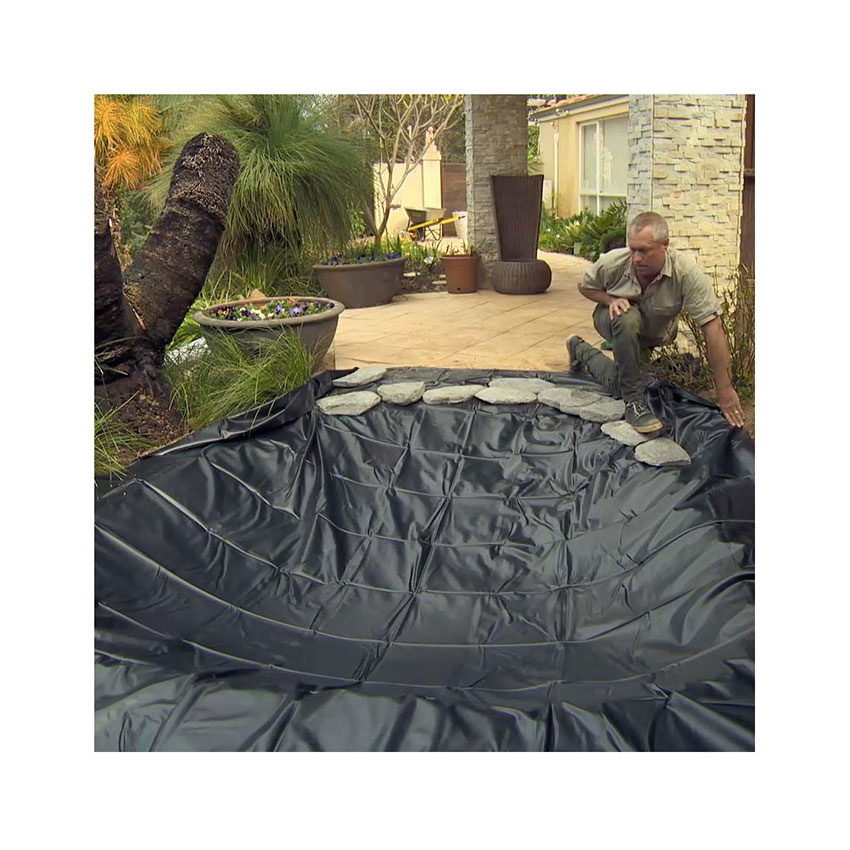 Non-Toxic and Harmless Easy Conform Pond Walls EPDM Rubber Pond Liner with High Safety