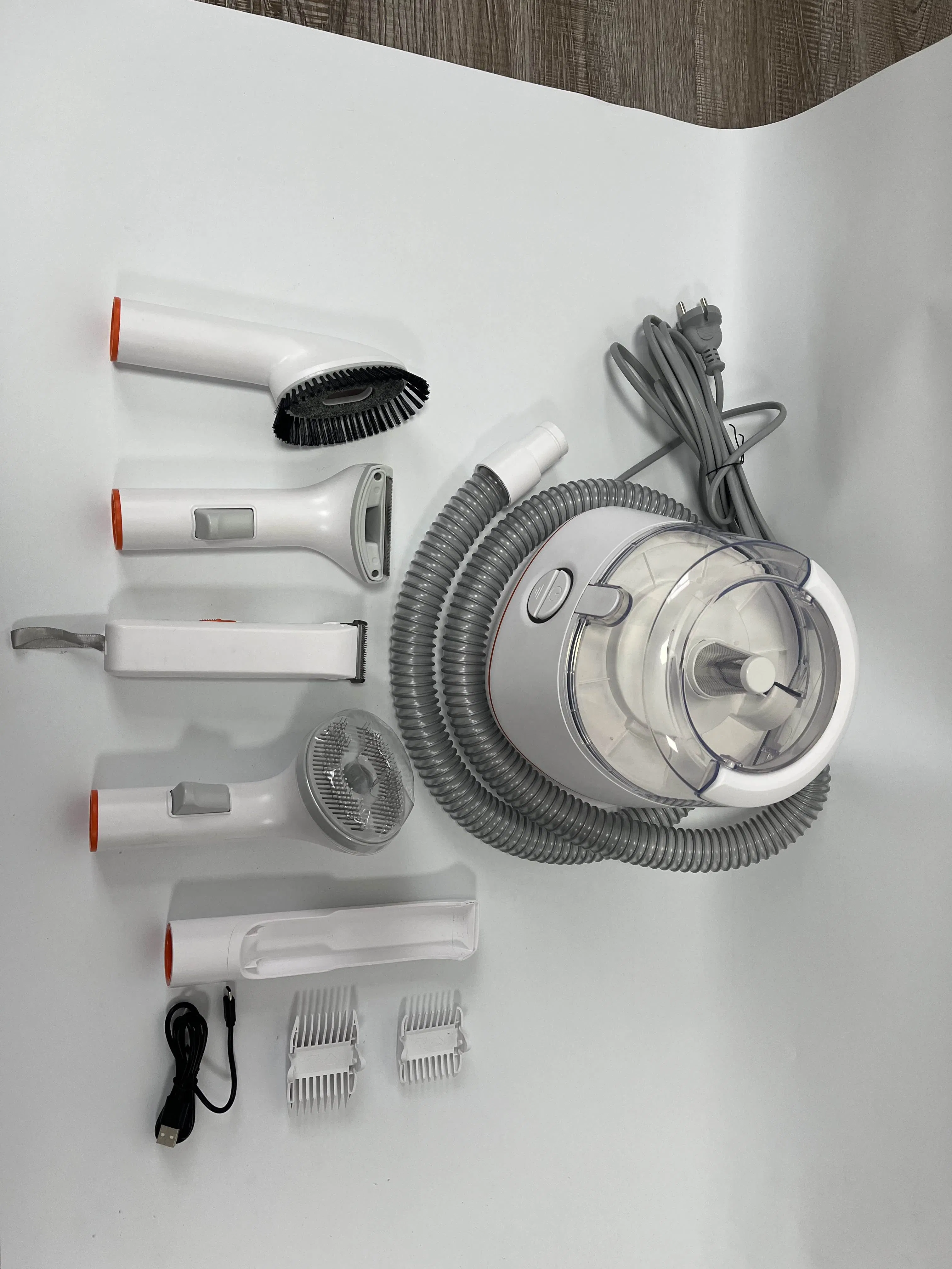 Pet Vacuum Brush Cleans While Brushing Custom OEM Grooming Kit