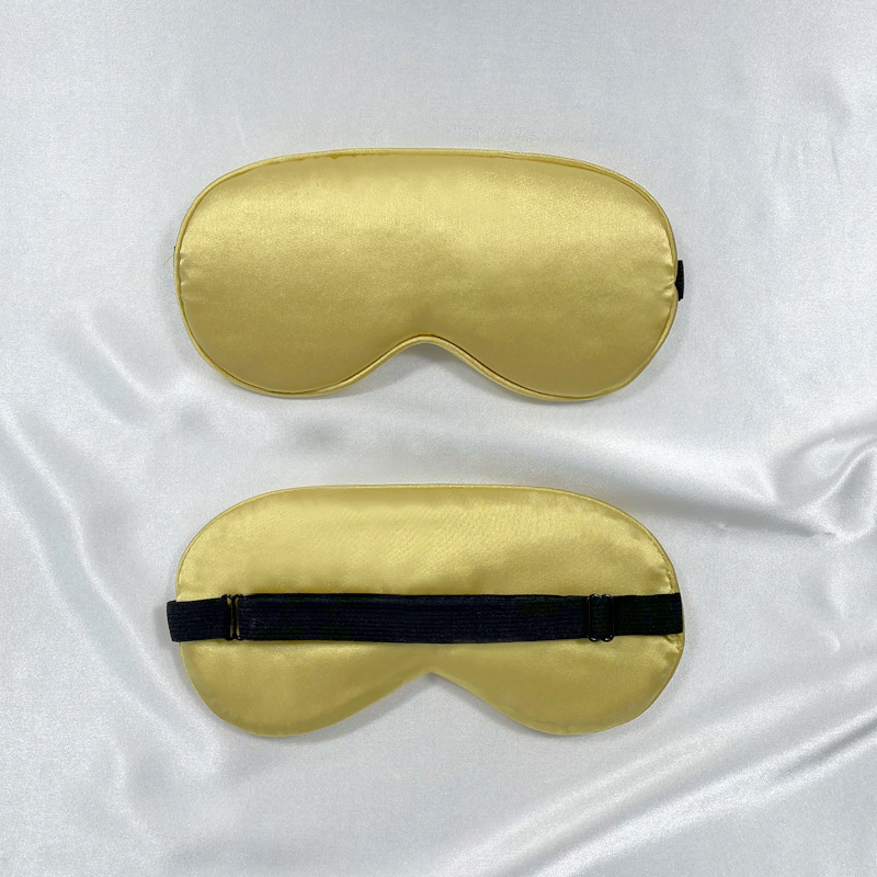 Airplane Hotel Satin Eye Mask Elastic Strap Silk Comfortable Sleep Eye Mask