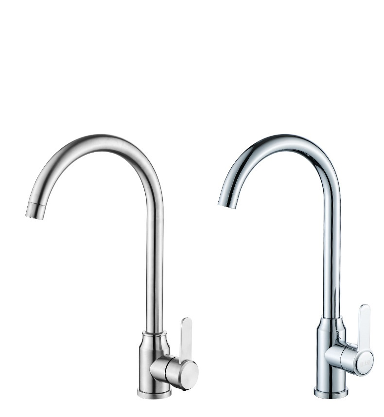 304 Stainless Steel 360 Pull Black Sink Kitchen Faucet Mixer Hot Cold Water Tap