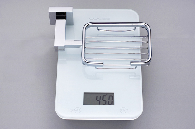 Настенная мыльница из латуни хром 6306