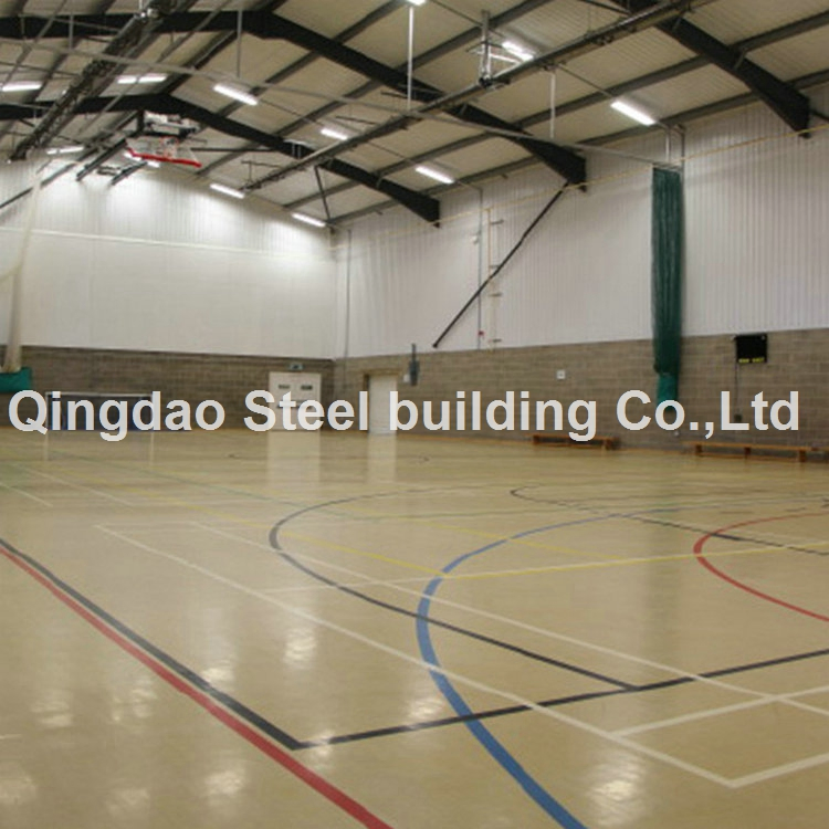 Design Manufacturer Customized Prefabricated Steel Structure Sport Hall Building Prefab House