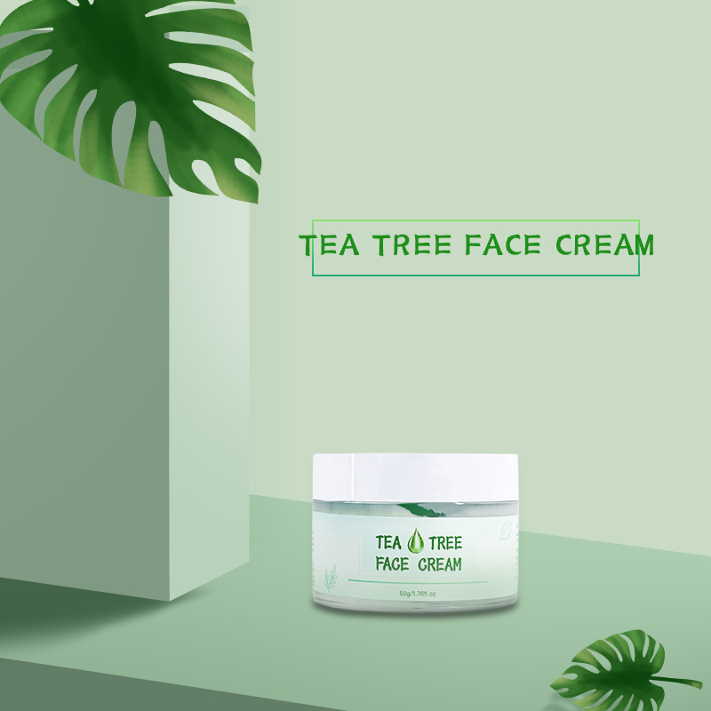 Beauty Cosmetics Skin Care Balanced Oil-Prone Skin Moisturizer Tea Tree Face Cream