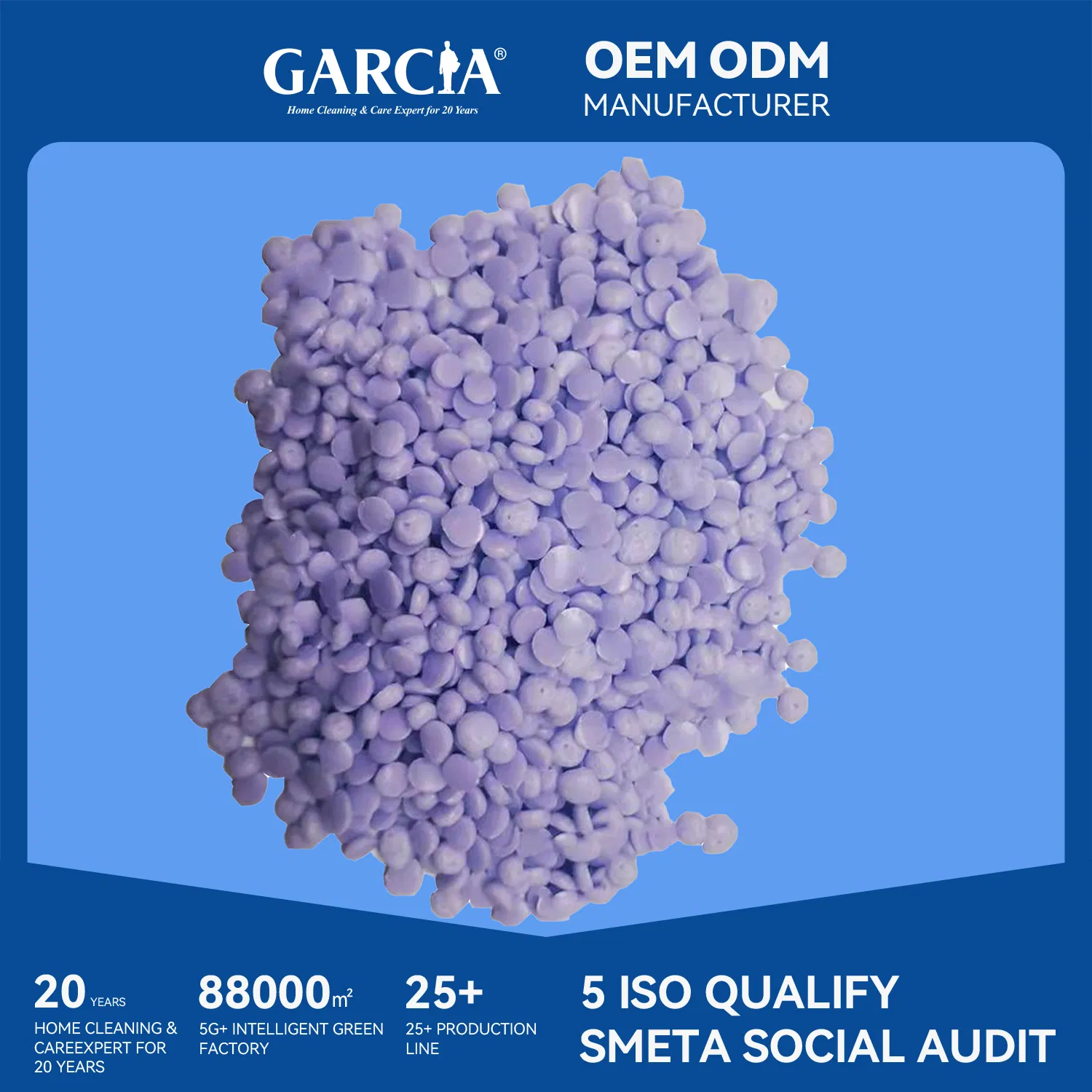 Garcia Strong Laundry Fragrance Beads for Enhanced Softness and Aroma