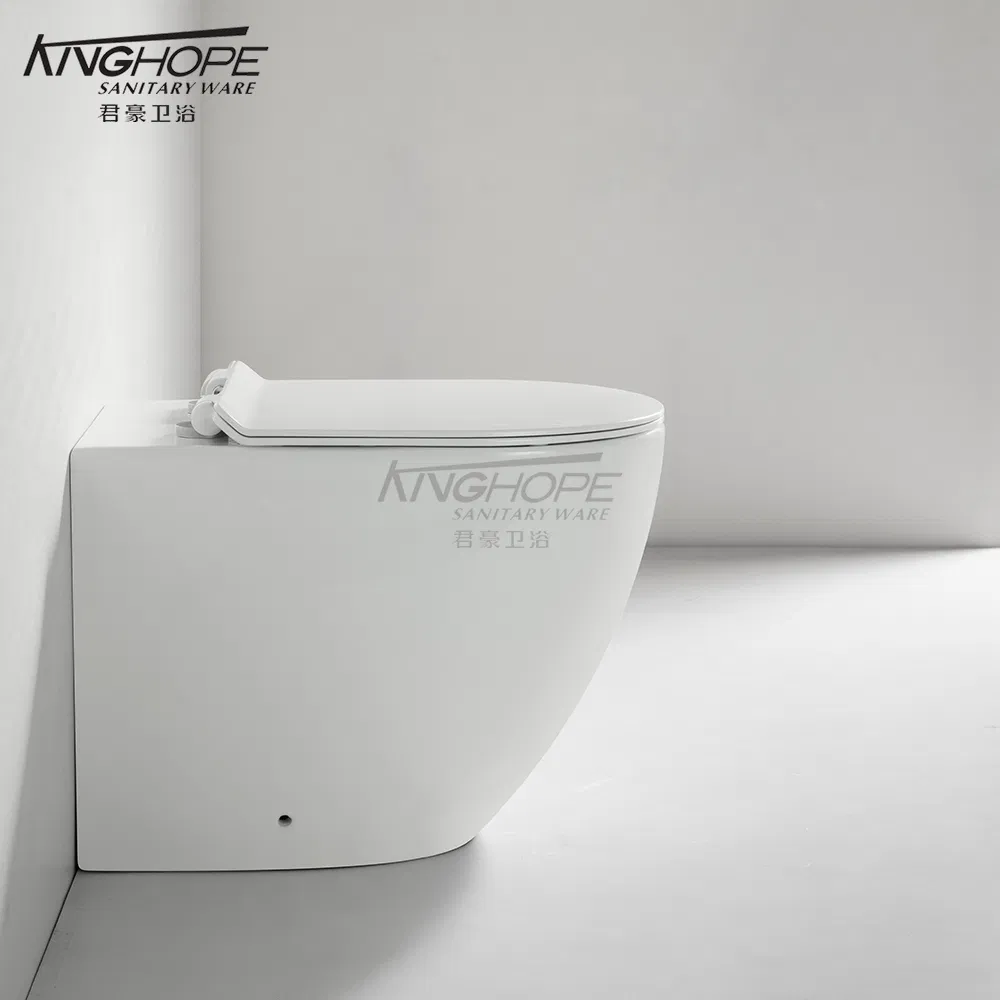 Powerful Flush Ceramic Floor-Standing Rimless Toilet Home Use Bathroom Furniture Wc Toilet