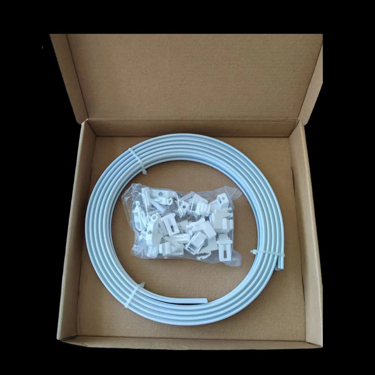 Straight and Curved Curtain Tubes for Wall Mount Window Room Divider