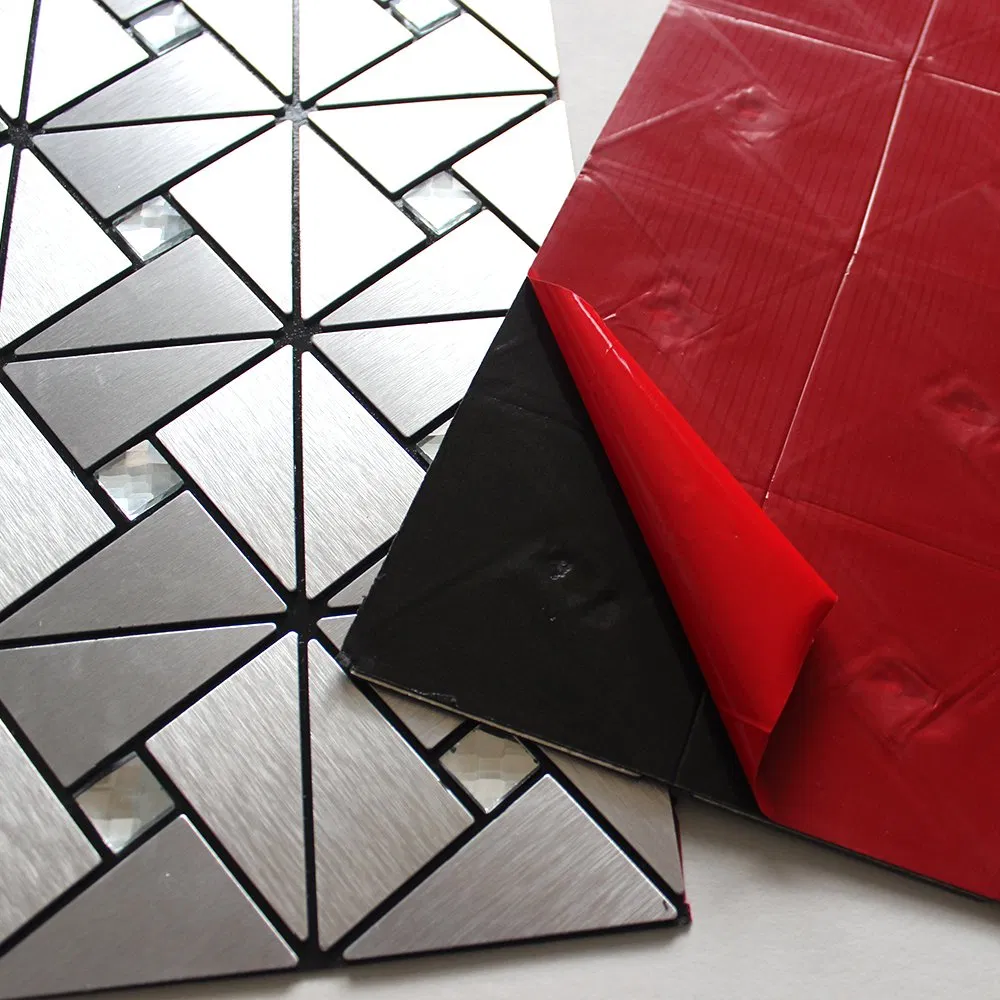 Good Selling Peel and Stick Wall Sticker Self Adhesive Aluminum Mosaic Tiles