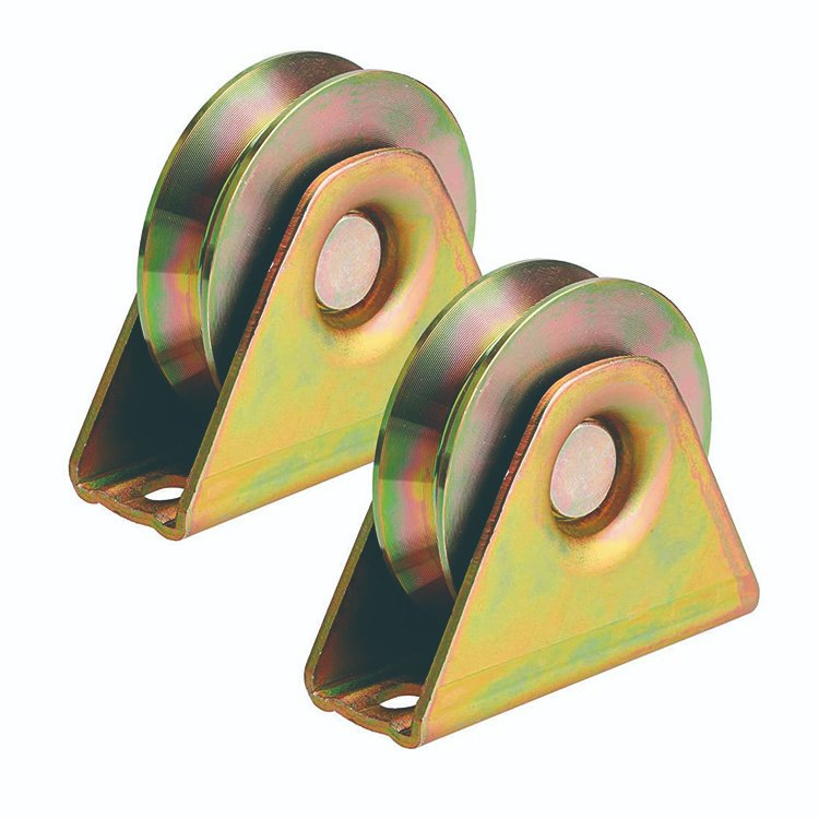 Sliding Gate Wheels Bearing Rigid Caster with Bracket for V Track Rail
