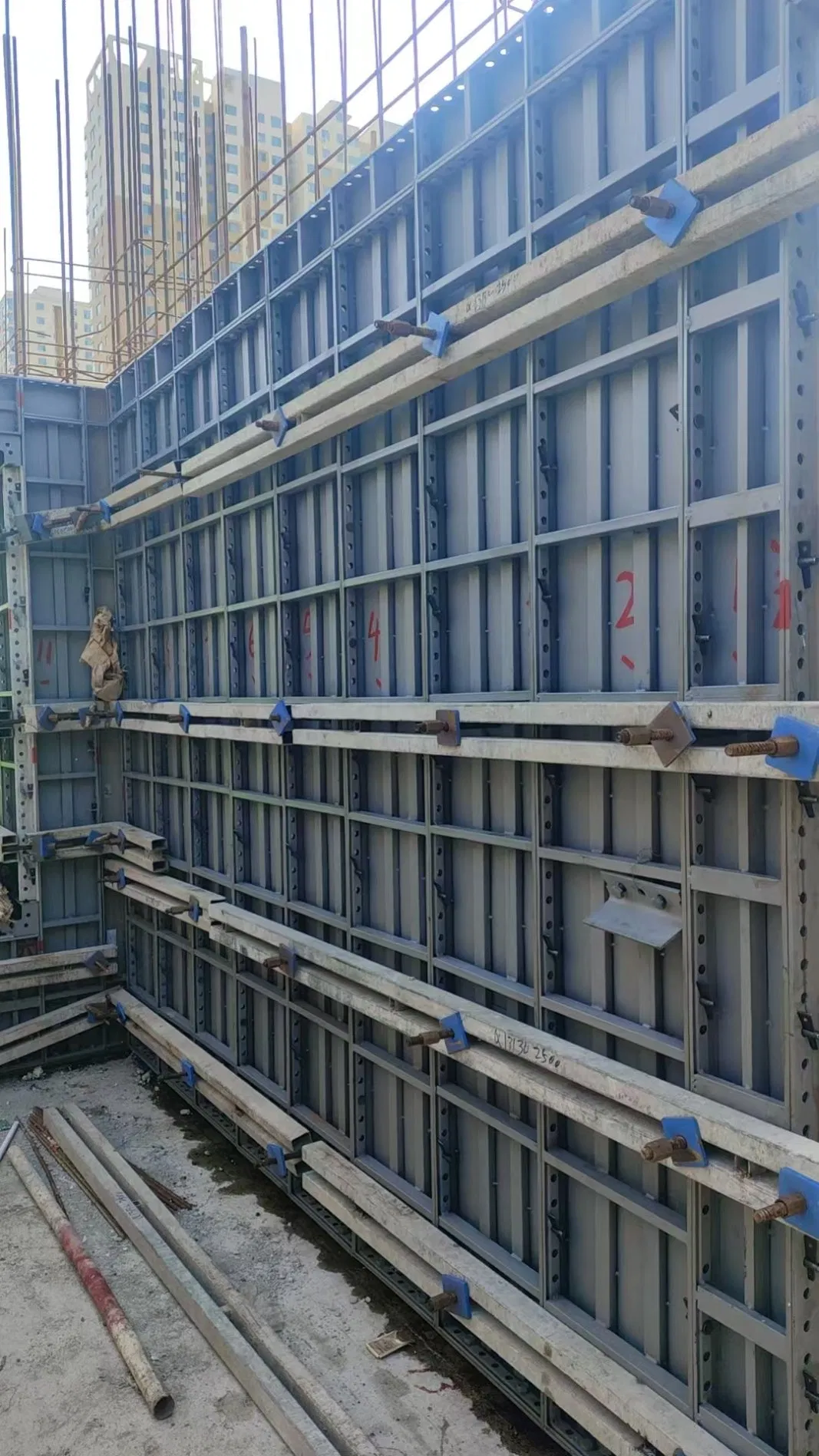 China Factory Construction Concrete Metal Steel Formwork for Wall and Column Construction