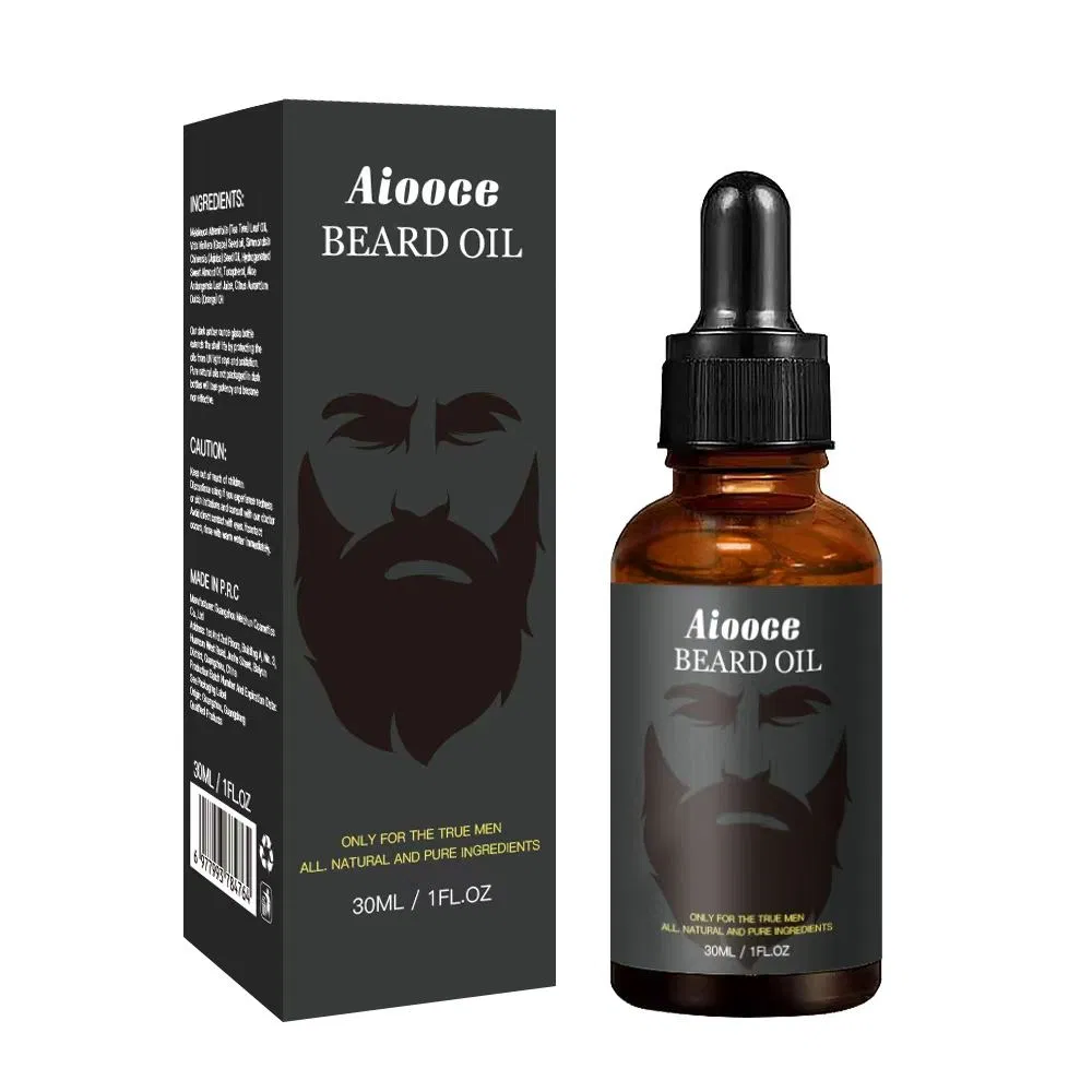Aiooce OEM Packaging Men Beard Growth Organic Beard Oil