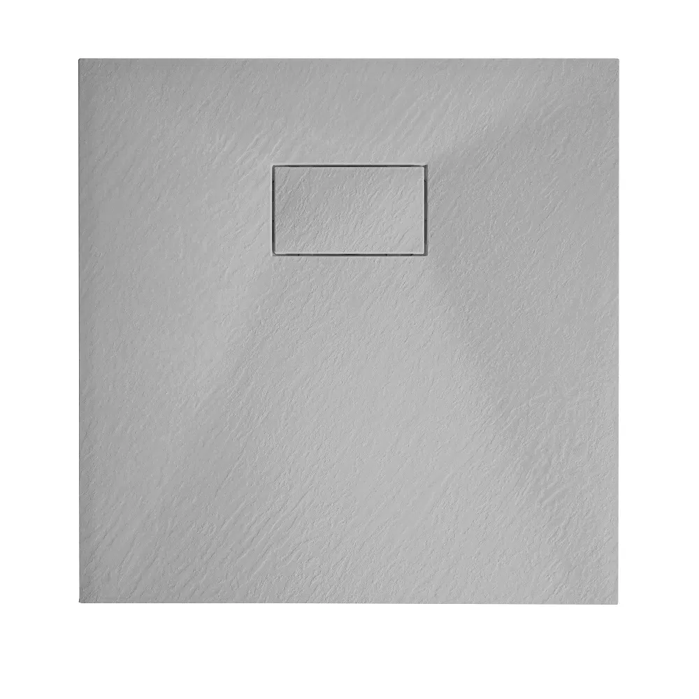 Customized Bathroom Quick Installation Matt Black Square Walk in Shower Base for Shower Enclosure