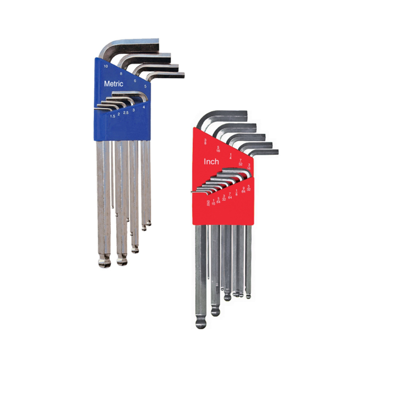 Hardware Tools Labor-Saving L Shaped Hex Key Wrench Set Allen Wrenches Ball Point Hexagonal Socket Wrench Set