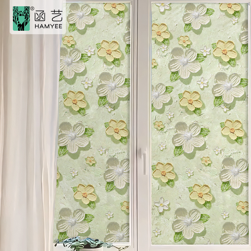 Custom Window Privacy Film Factory Direct Sale PVC Electrostatic Window Decorative Film