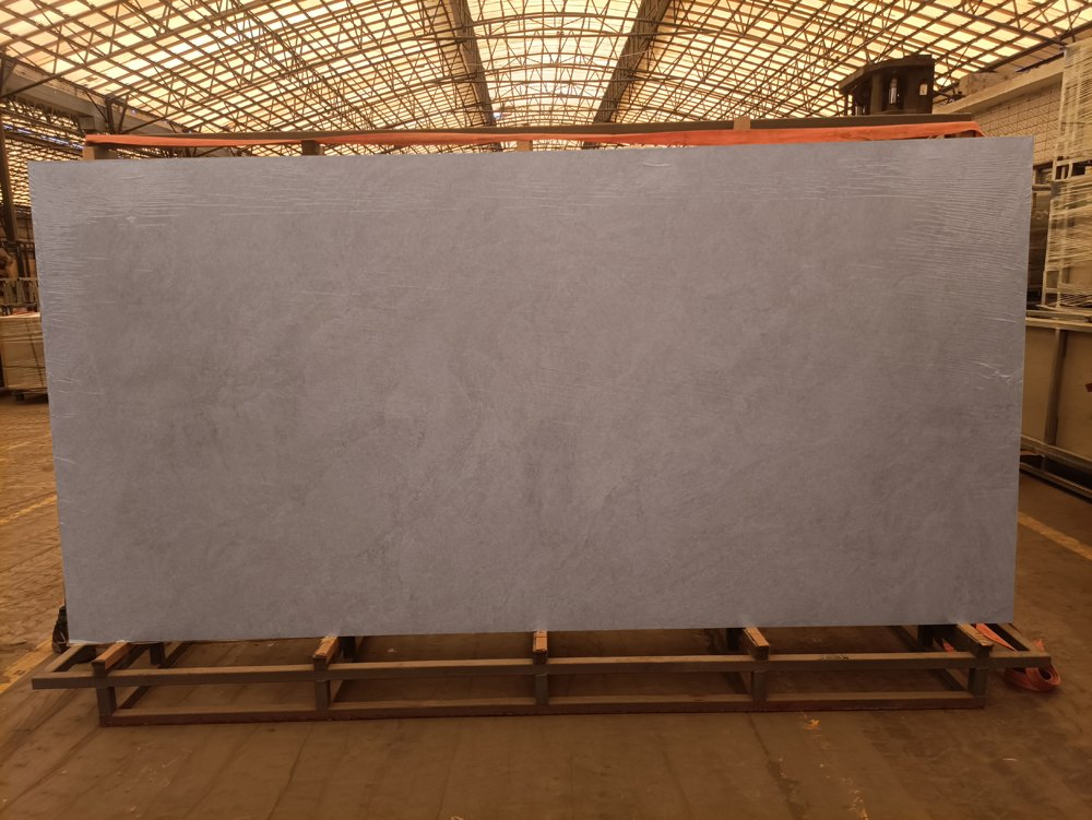 Artificial Grey Marble Design Glazed Ceramic Porcelain Sintered Stone Slab Floor Tiles