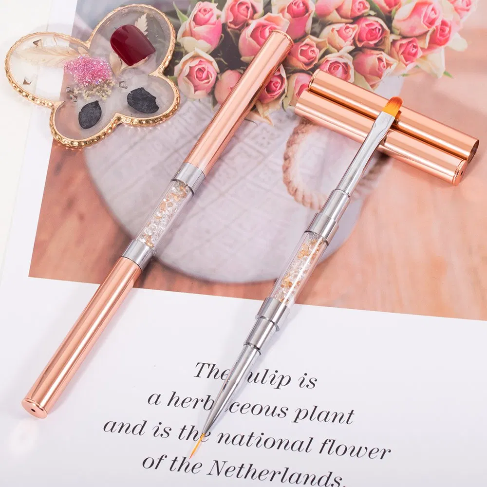 Customizable Logo Guyo Two Way Nylon Nail Beauty Brush