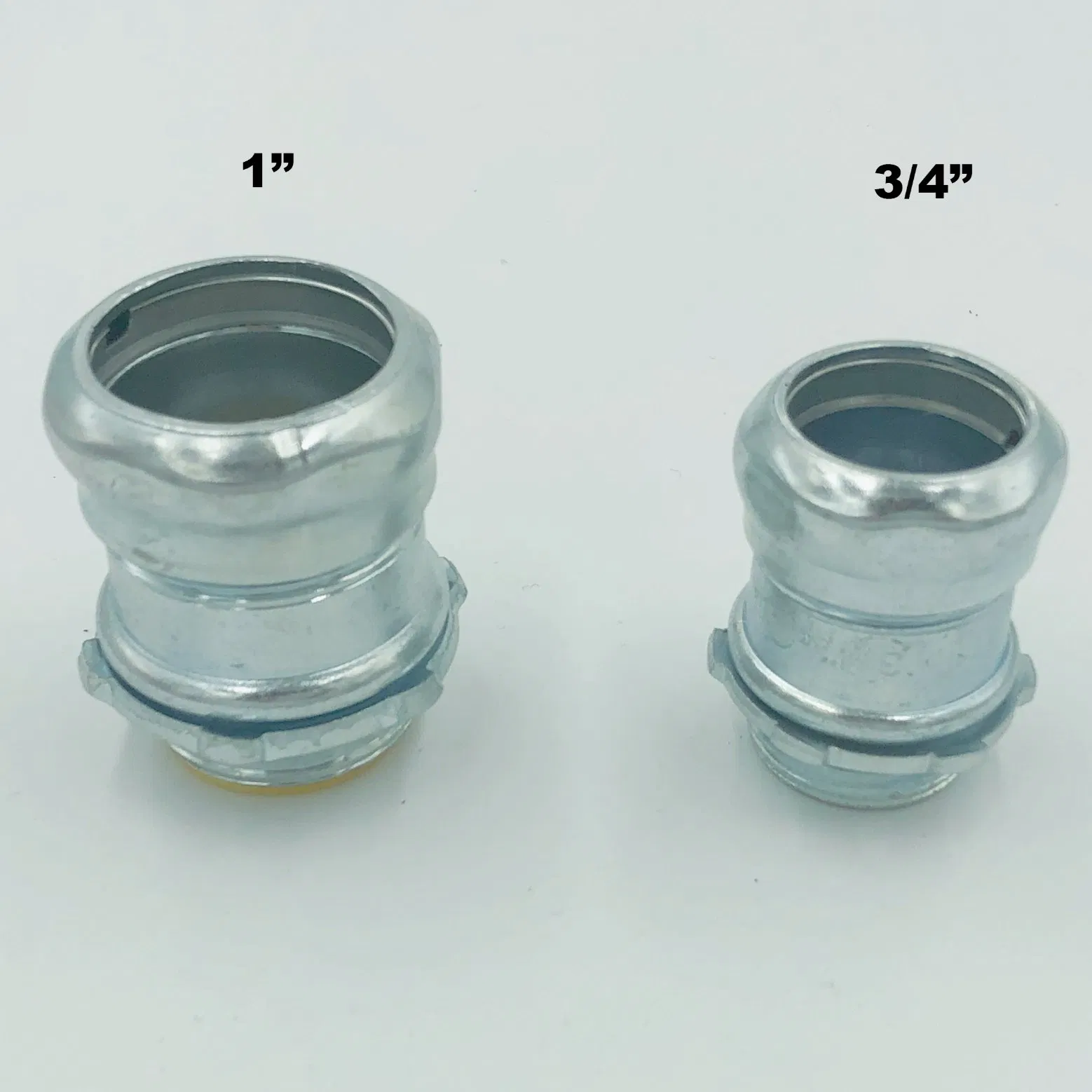 Steel Galvanized Conduit Fitting Pipe Fitting Aluminum EMT Connector Compression Type